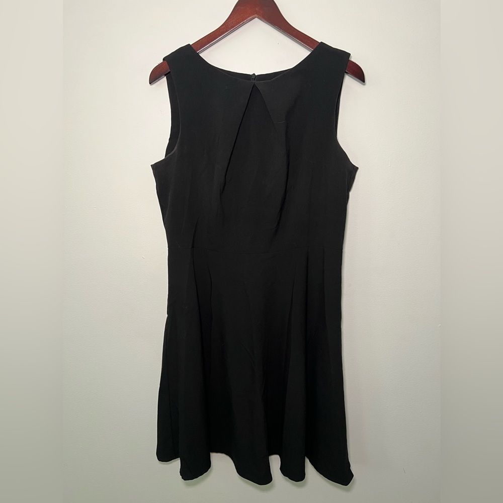 Black Sleeveless A-Line Dress